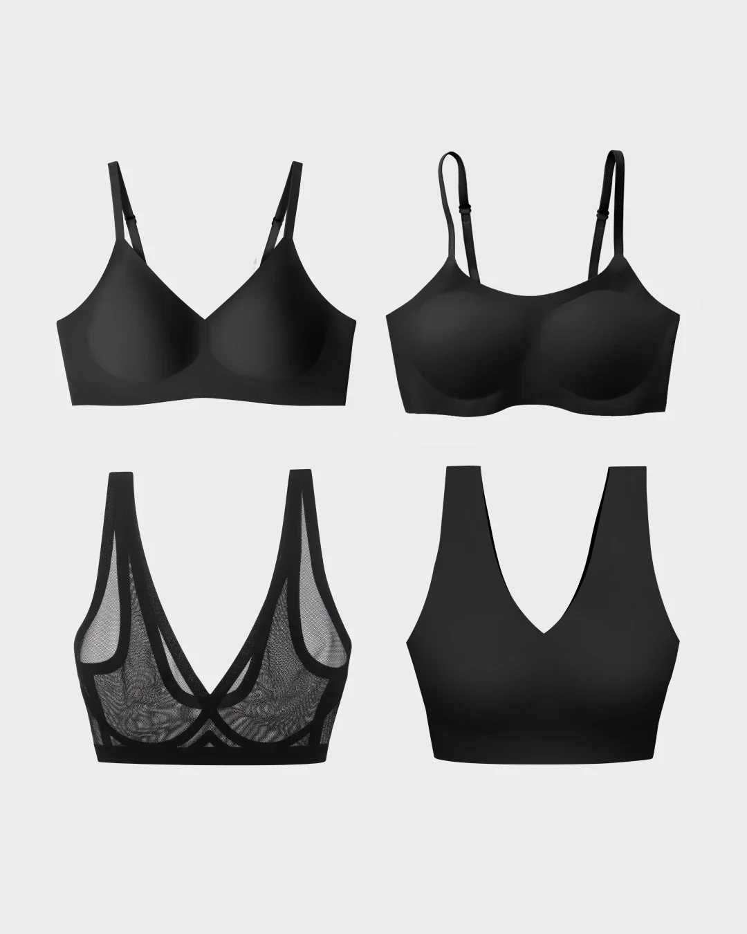Black Bra 4 Pack