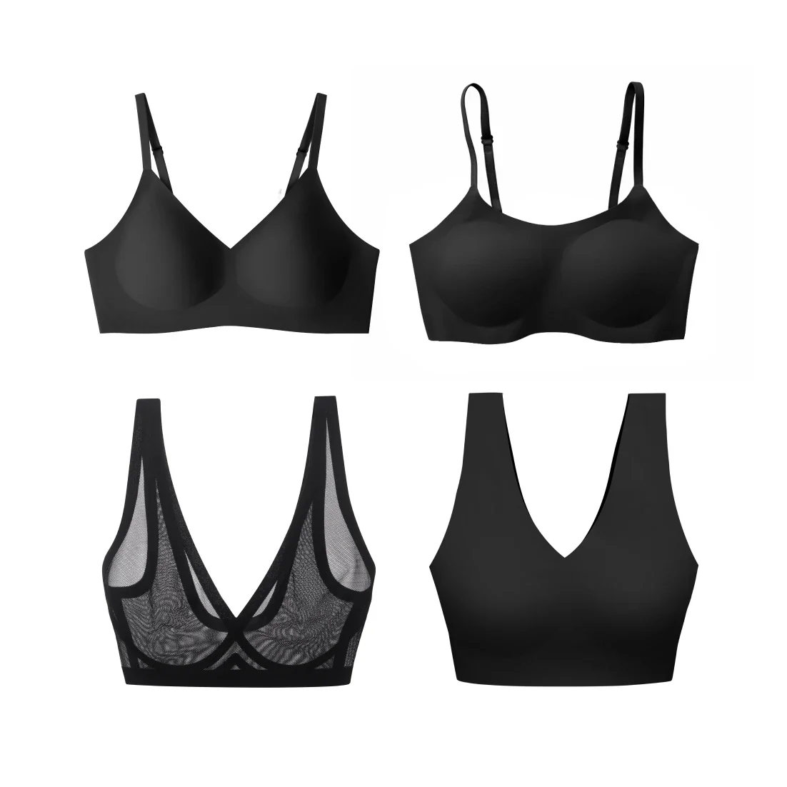 Black Bra 4 Pack - Image 6