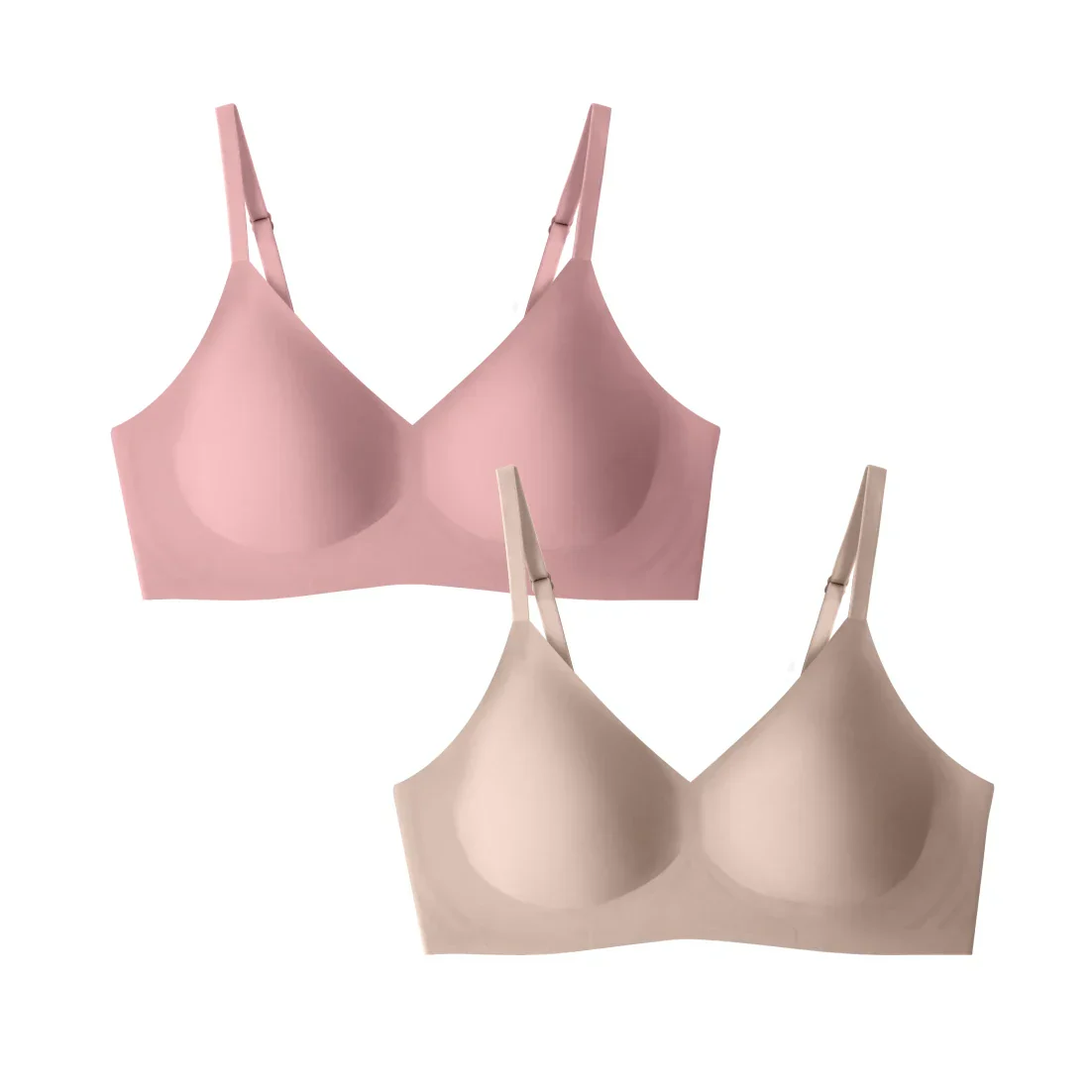 Brandied Apricot and Nude Relief Bra Bundle - Image 6