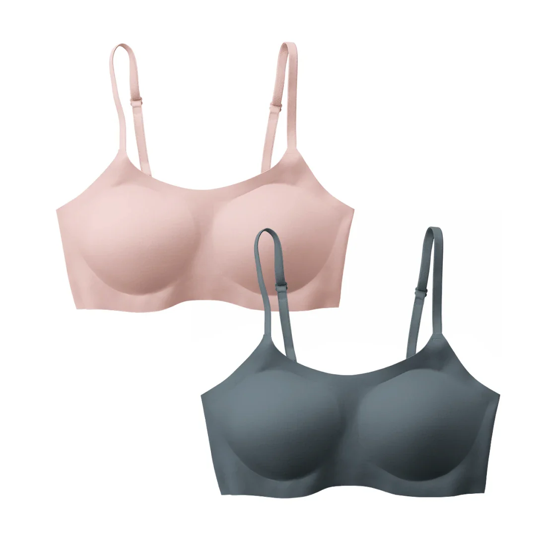 Dark Slate and Woodrose Support Bralette Bundle - Image 6