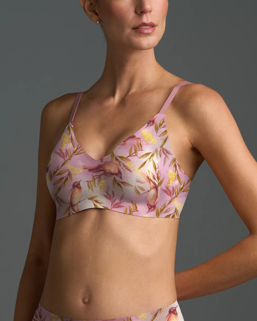 Floret Relief Bra - Image 5