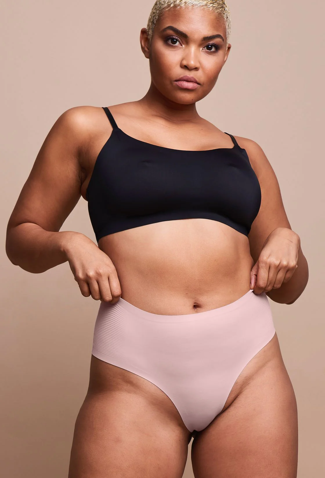 Rose Dust Highwaisted Thong - Image 4