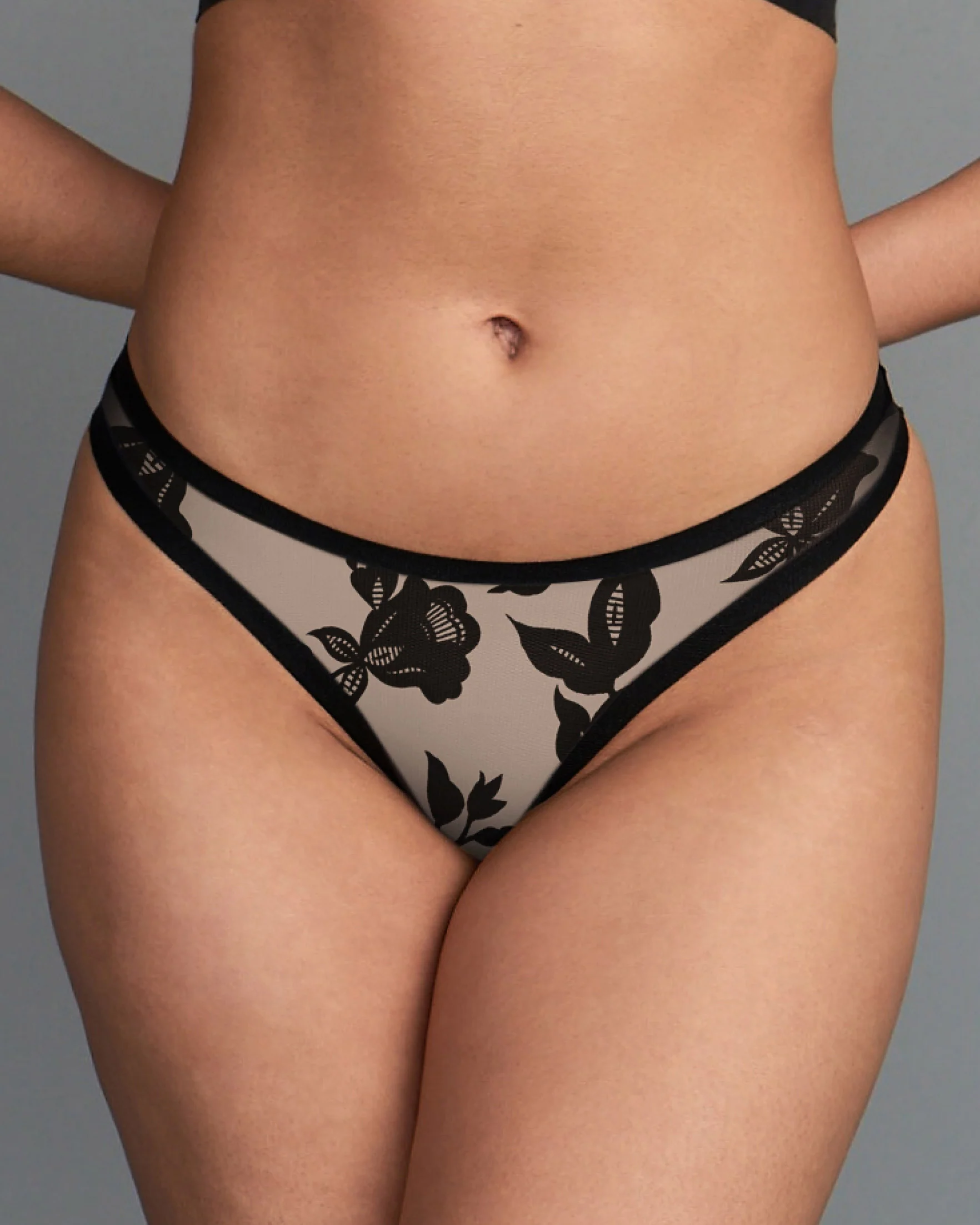 Madam Noir Mesh Thong - Image 2