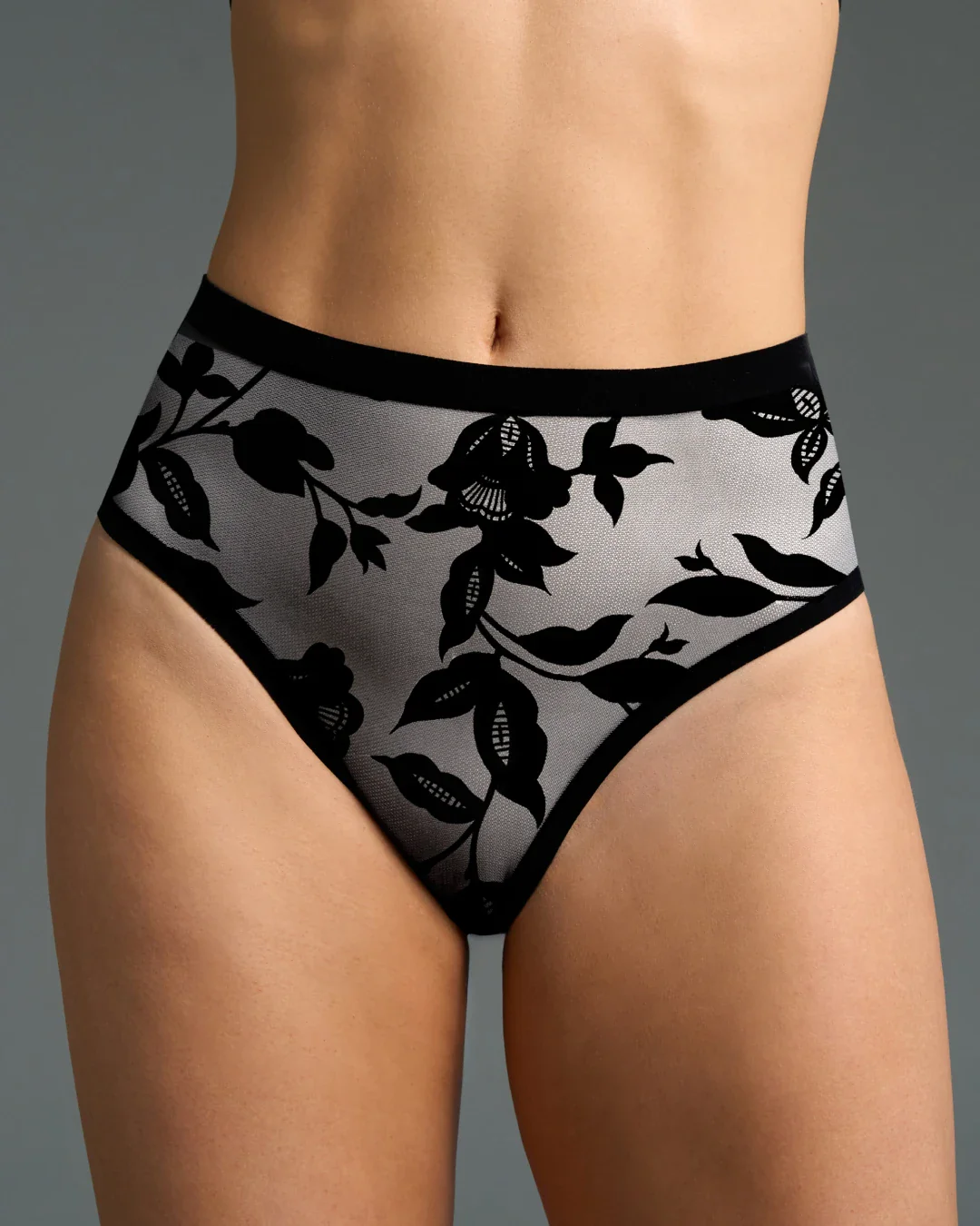 Madam Noir Sheer Bralette and High-Cut Set - Image 5