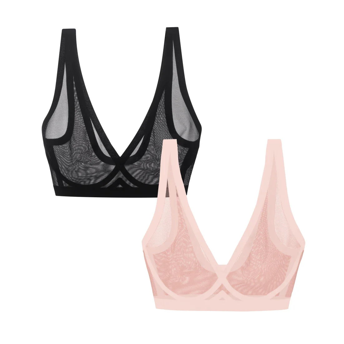 Murex Shell and Black Sheer Bralette Bundle - Image 6