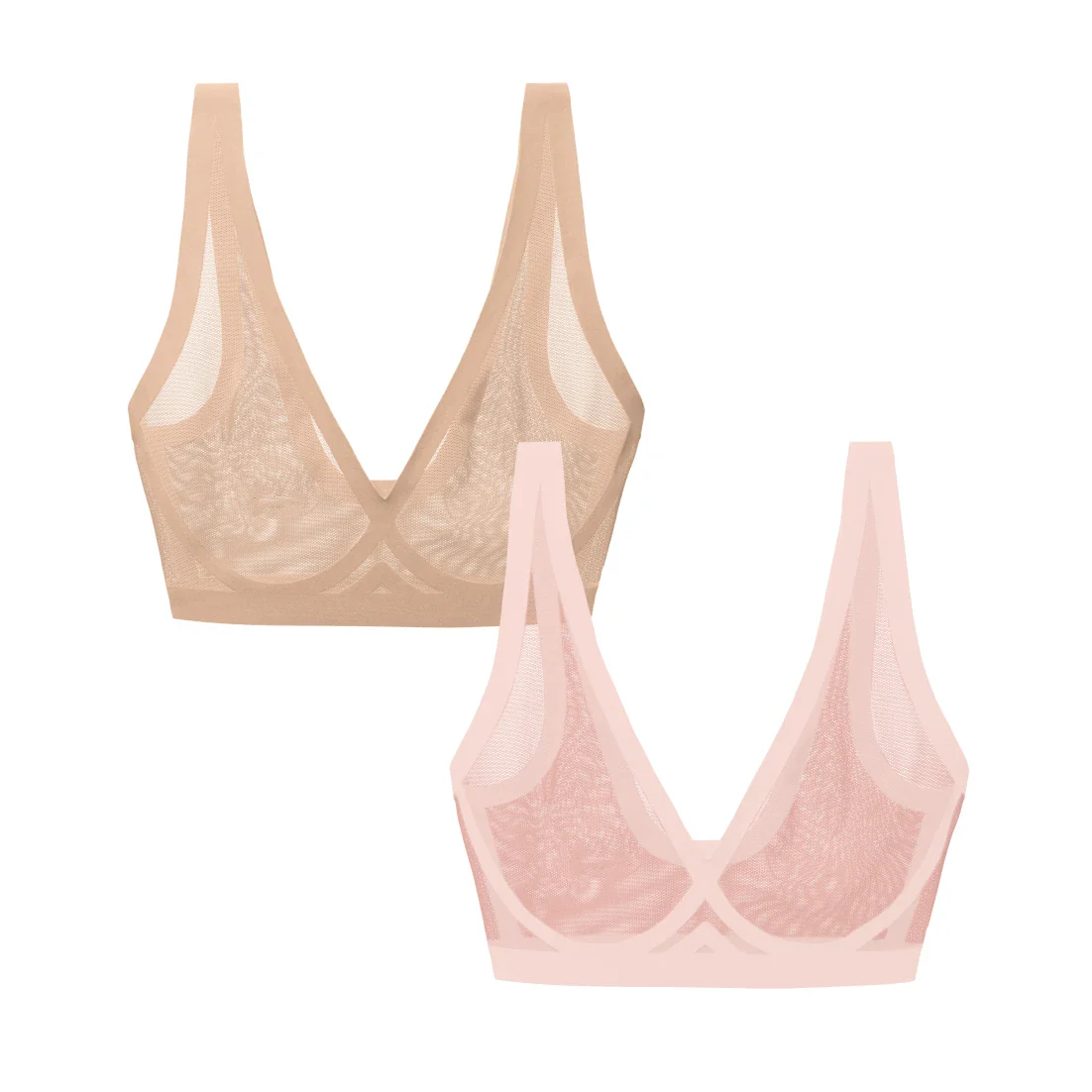 Murex Shell and Champagne Sheer Bralette Bundle - Image 6