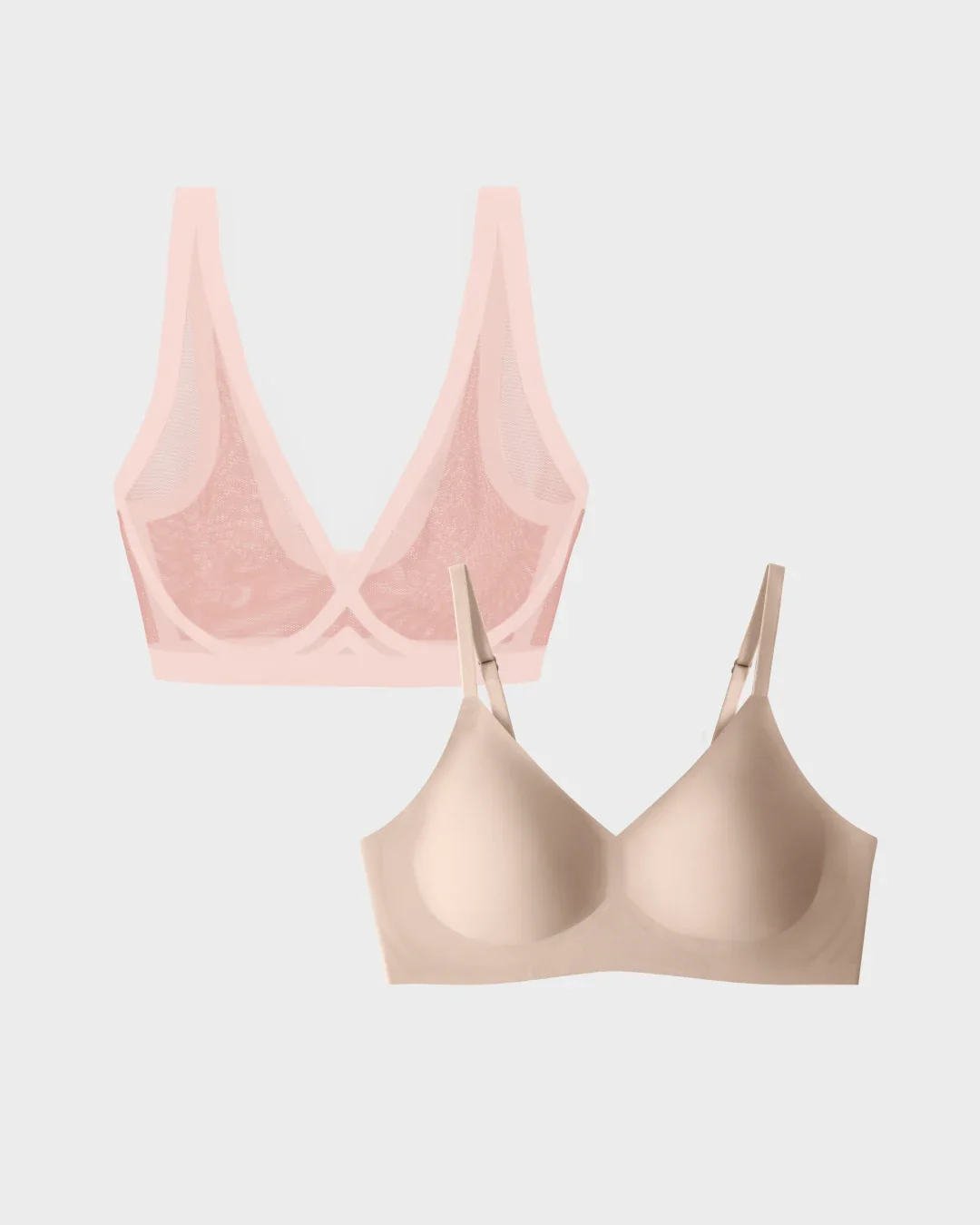 Murex Shell Sheer Bralette and Nude Relief Bra Bundle - Image 6