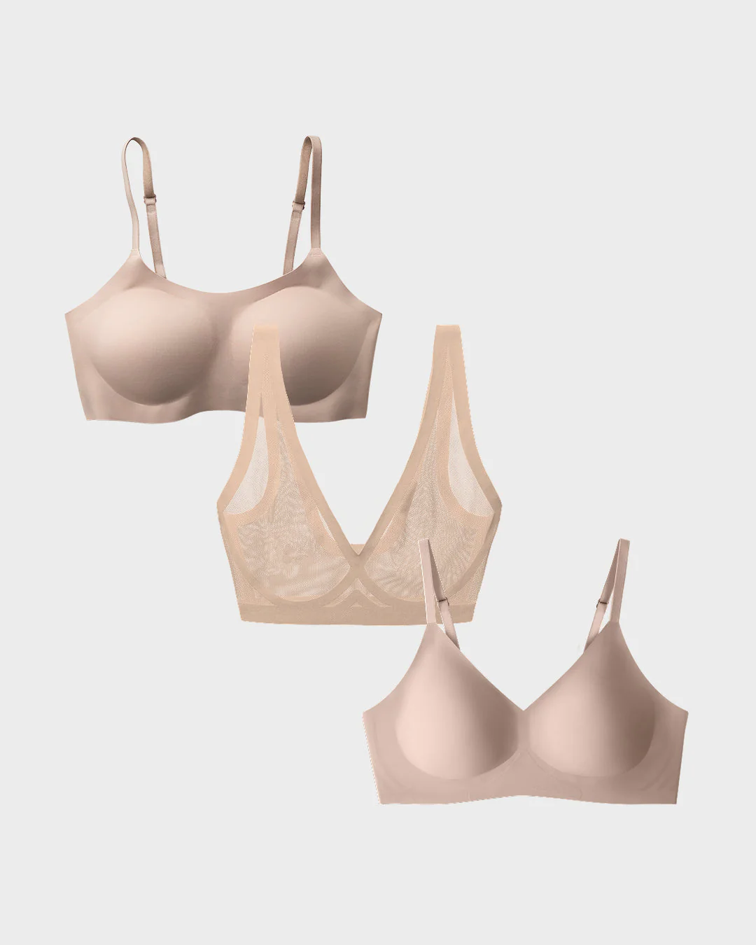 Nude Bra 3 Pack