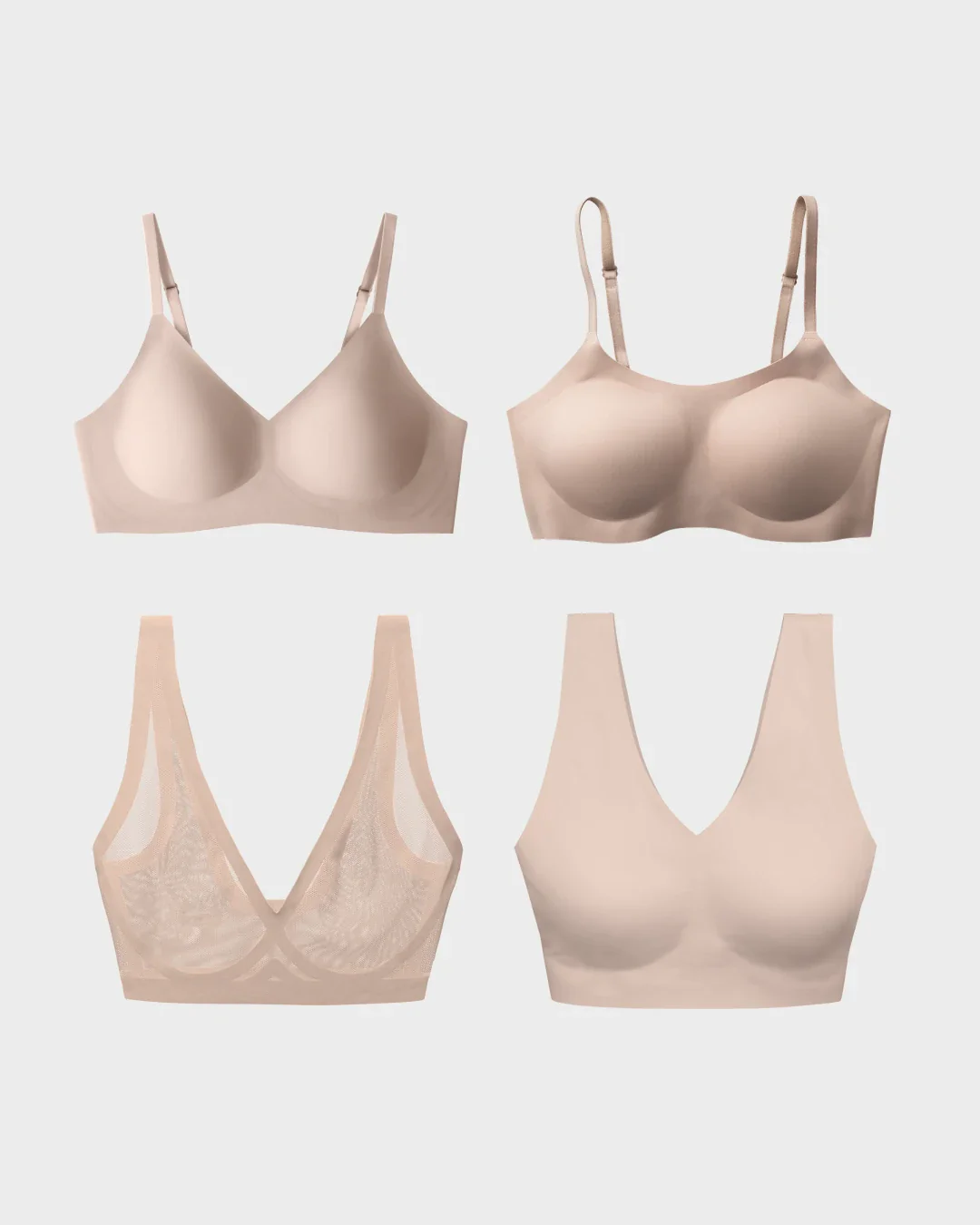 Nude Bra 4 Pack