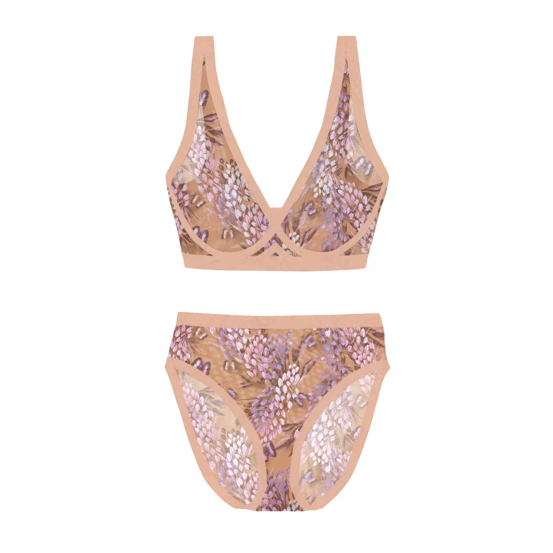 Parisian Sheer Bralette and High-Cut Set - Image 9