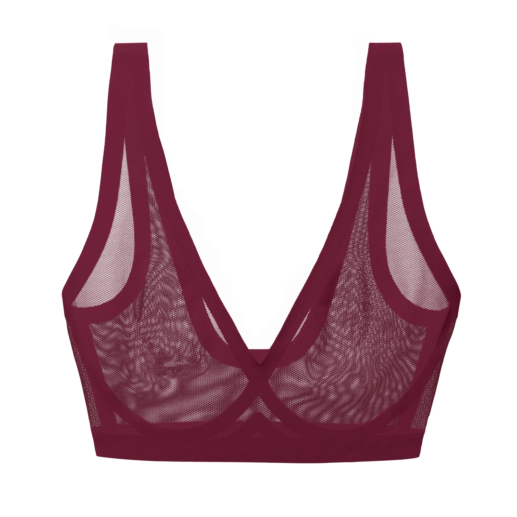 Tawny Port Sheer Bralette - Image 6